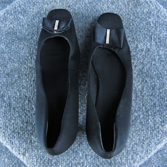 Easy Spirit Donovans Women Pump Heel Shoes Size 6.5 Medium Black Fabric - Picture 6 of 9